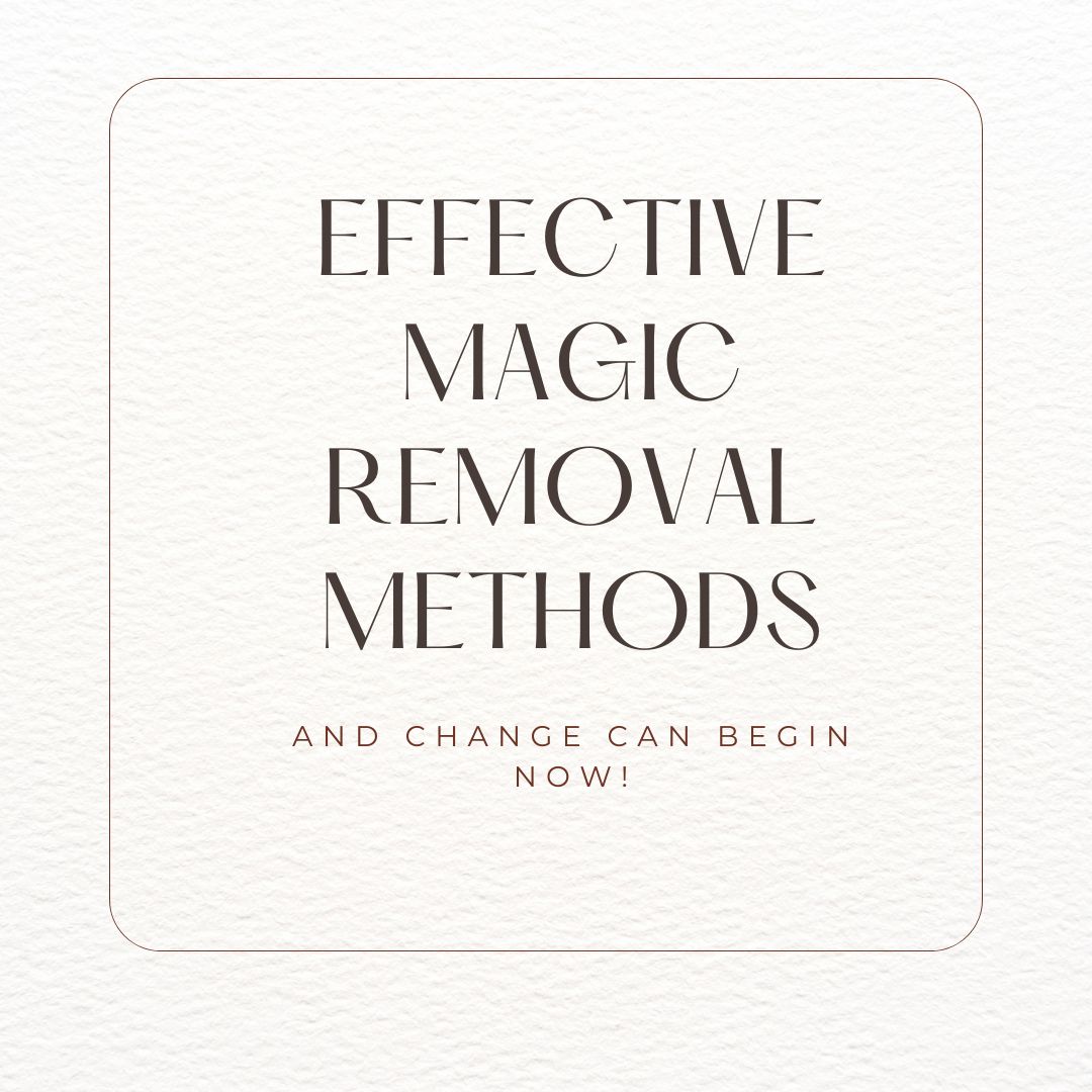 black magic removal methods