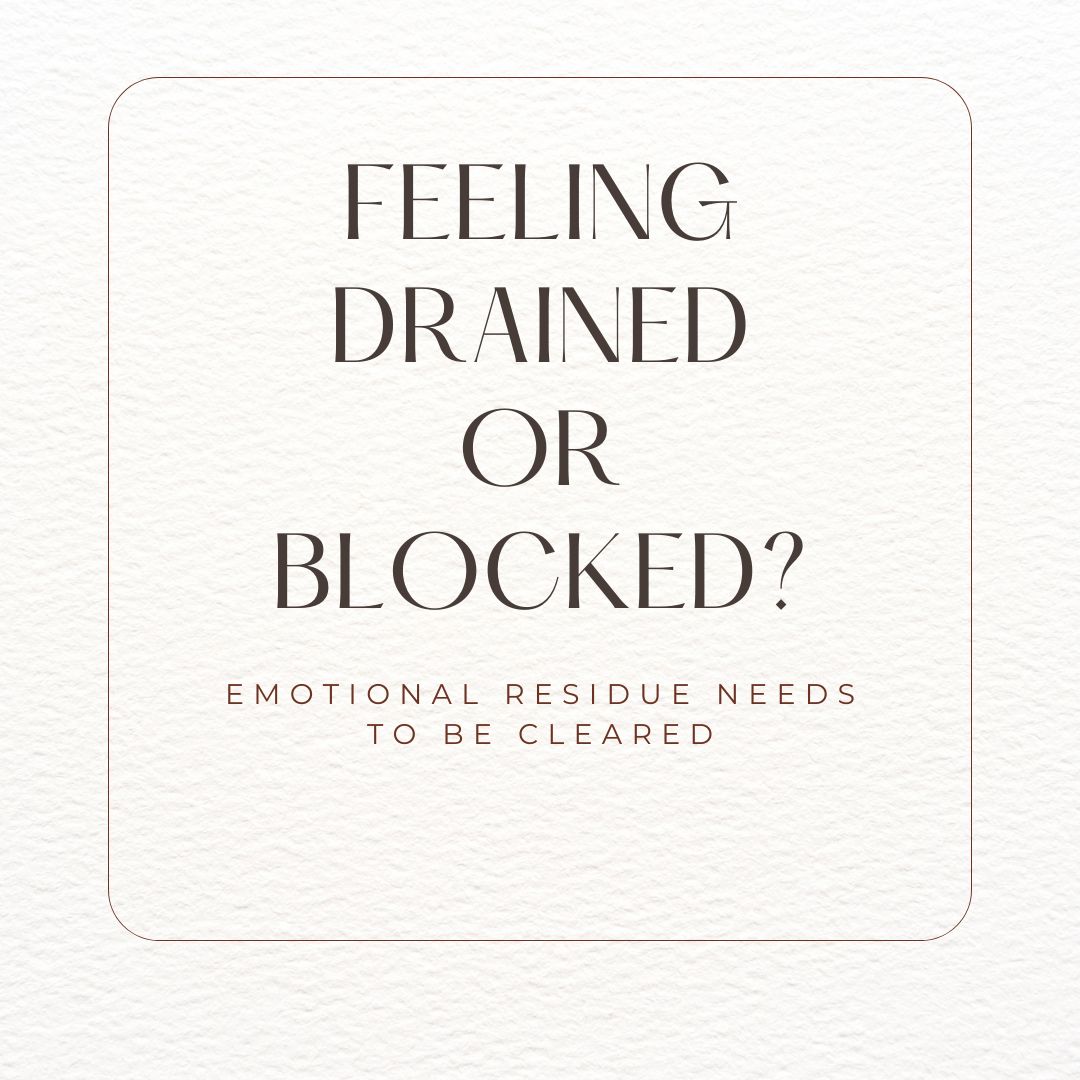 feeling drained blocked